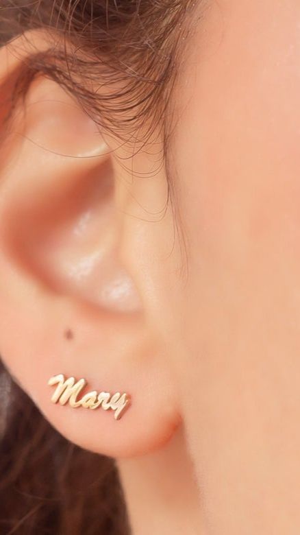 Custom Name Earrings