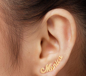 Customized Name Earrings